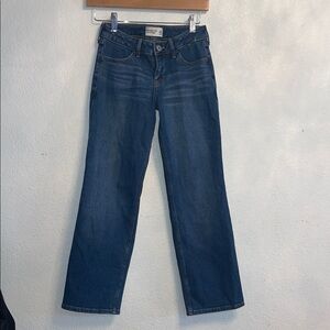 Abercrombie Kids Dark Blue low rise baggy Leg Jeans